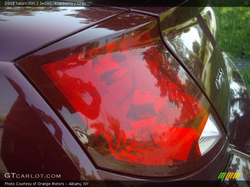 Cranberry / Gray 2003 Saturn ION 2 Sedan
