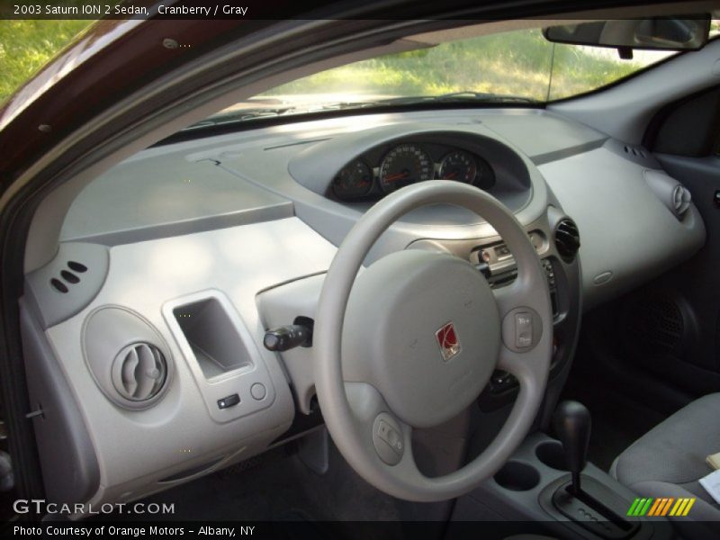 Cranberry / Gray 2003 Saturn ION 2 Sedan