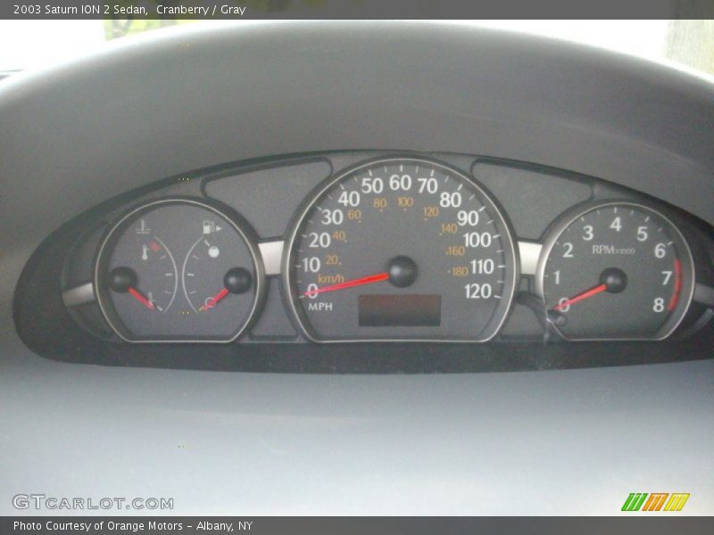 Cranberry / Gray 2003 Saturn ION 2 Sedan