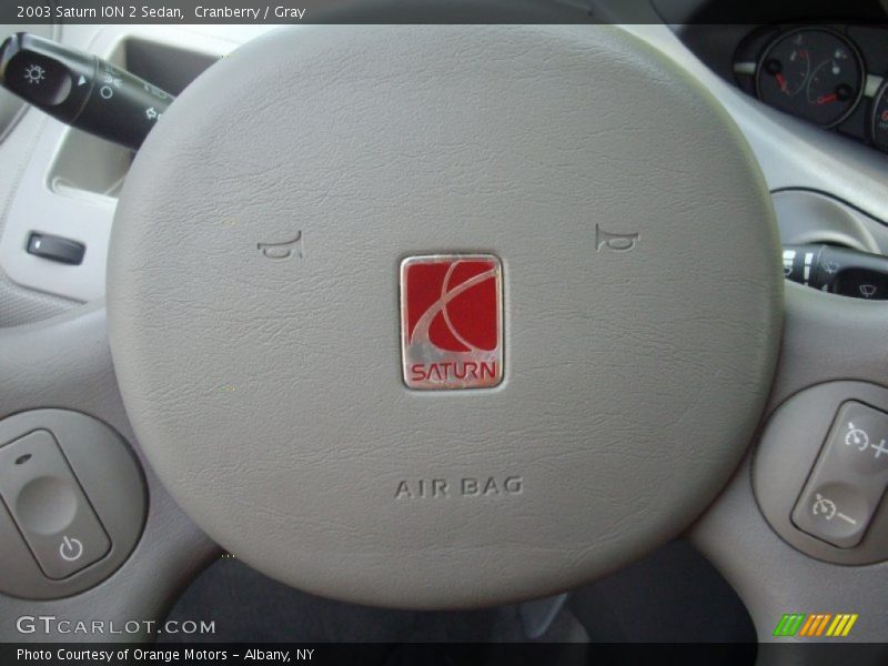 Cranberry / Gray 2003 Saturn ION 2 Sedan