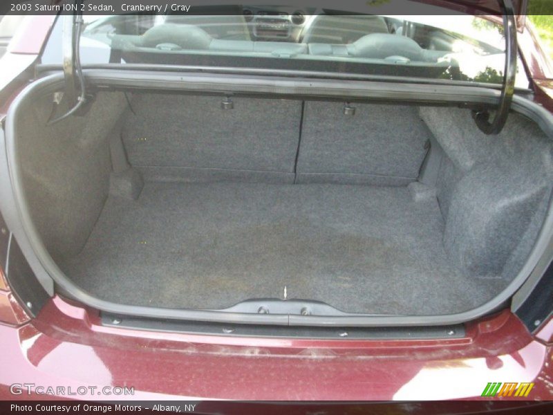 Cranberry / Gray 2003 Saturn ION 2 Sedan