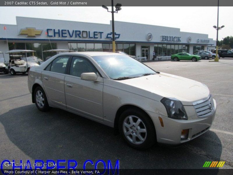 Gold Mist / Cashmere 2007 Cadillac CTS Sedan