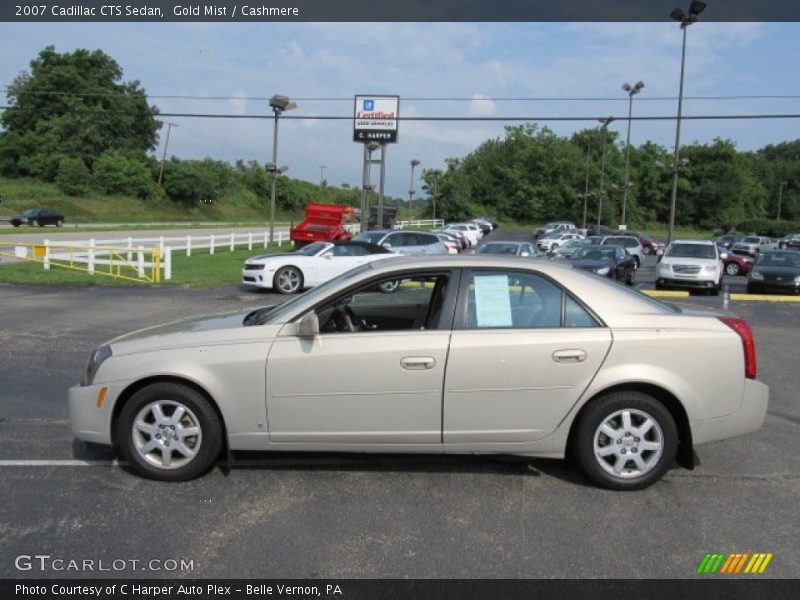 Gold Mist / Cashmere 2007 Cadillac CTS Sedan