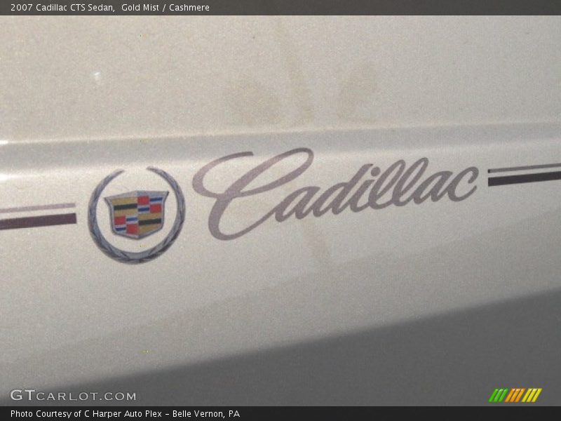 Gold Mist / Cashmere 2007 Cadillac CTS Sedan