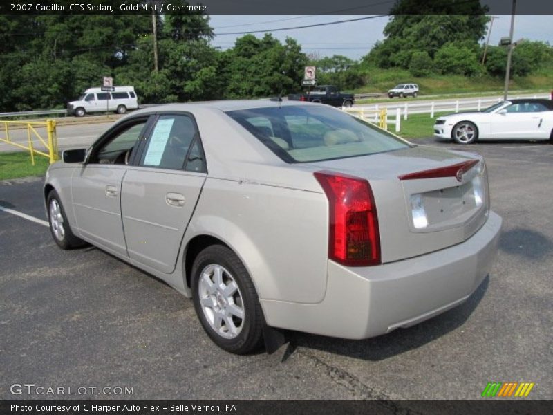 Gold Mist / Cashmere 2007 Cadillac CTS Sedan