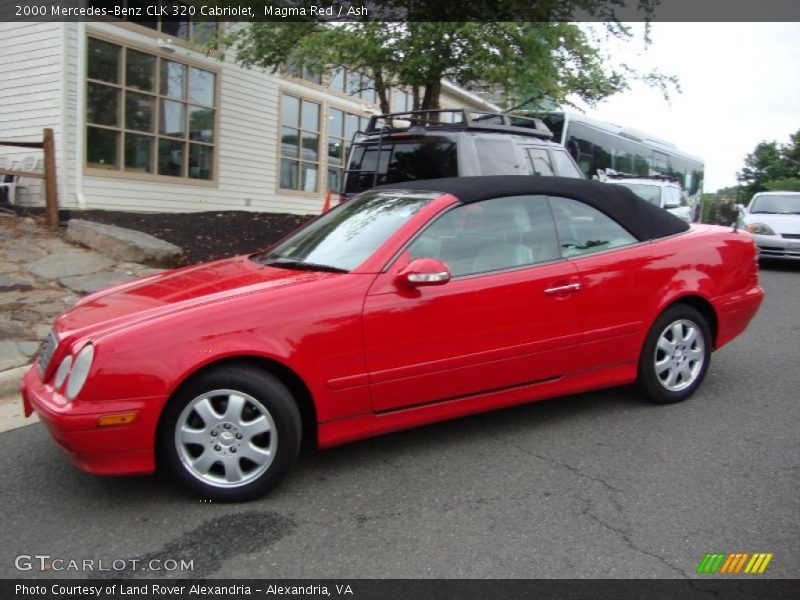  2000 CLK 320 Cabriolet Magma Red