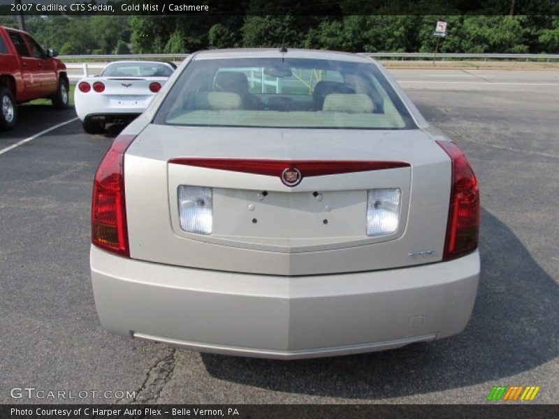 Gold Mist / Cashmere 2007 Cadillac CTS Sedan