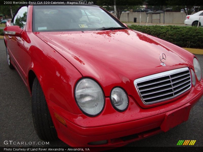 Magma Red / Ash 2000 Mercedes-Benz CLK 320 Cabriolet