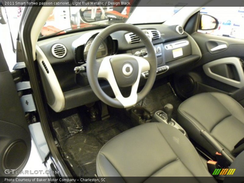 Light Blue Metallic / Design Black 2011 Smart fortwo passion cabriolet