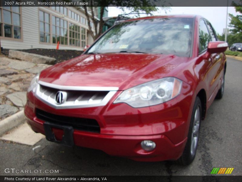 Moroccan Red Pearl / Taupe 2007 Acura RDX