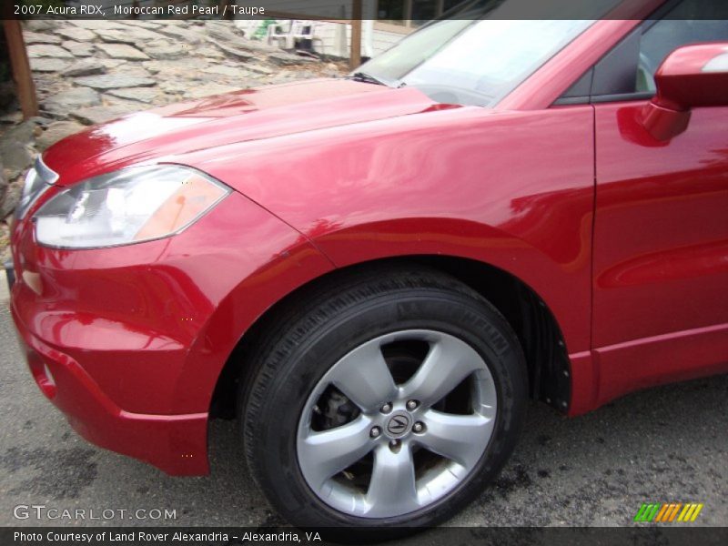 Moroccan Red Pearl / Taupe 2007 Acura RDX