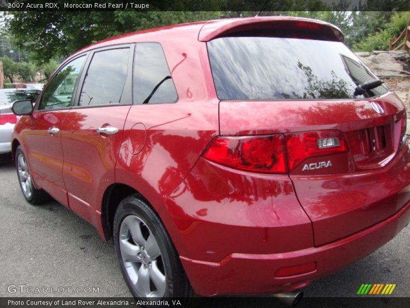 Moroccan Red Pearl / Taupe 2007 Acura RDX