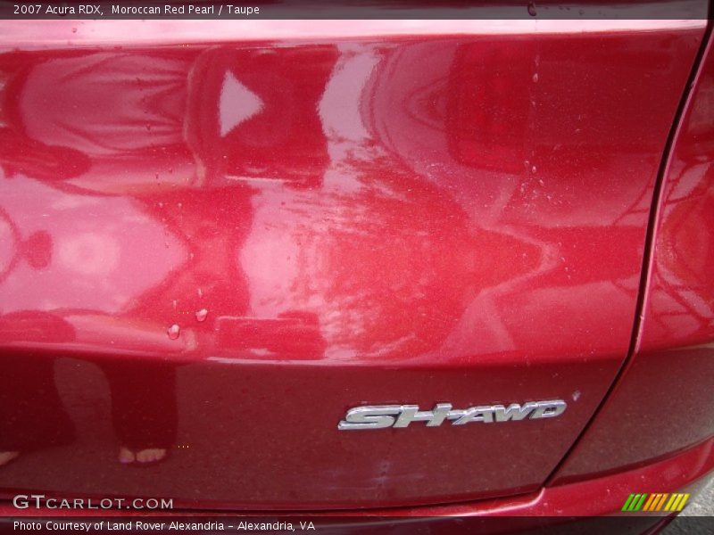 Moroccan Red Pearl / Taupe 2007 Acura RDX