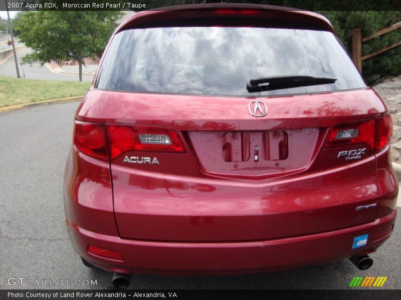 Moroccan Red Pearl / Taupe 2007 Acura RDX