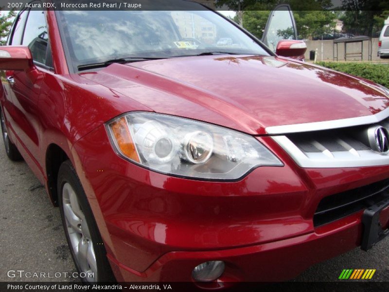 Moroccan Red Pearl / Taupe 2007 Acura RDX