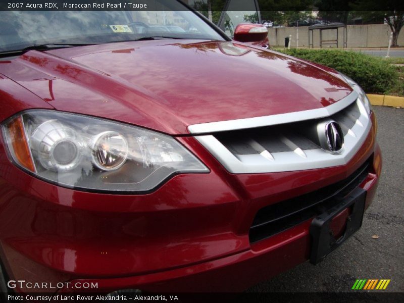 Moroccan Red Pearl / Taupe 2007 Acura RDX