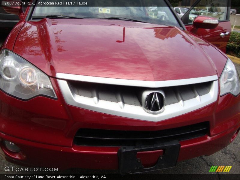 Moroccan Red Pearl / Taupe 2007 Acura RDX