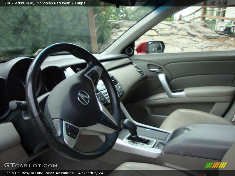 Moroccan Red Pearl / Taupe 2007 Acura RDX