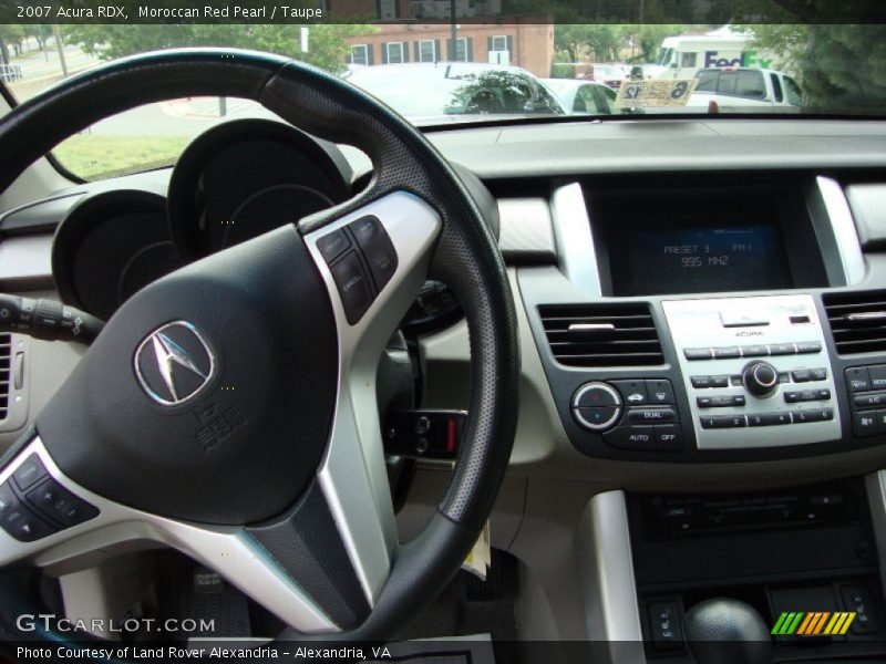 Moroccan Red Pearl / Taupe 2007 Acura RDX