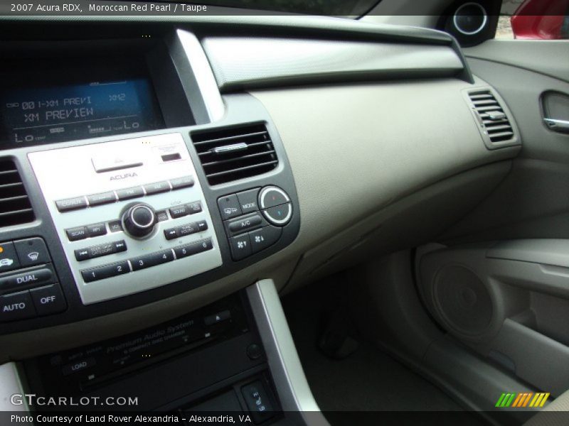 Moroccan Red Pearl / Taupe 2007 Acura RDX