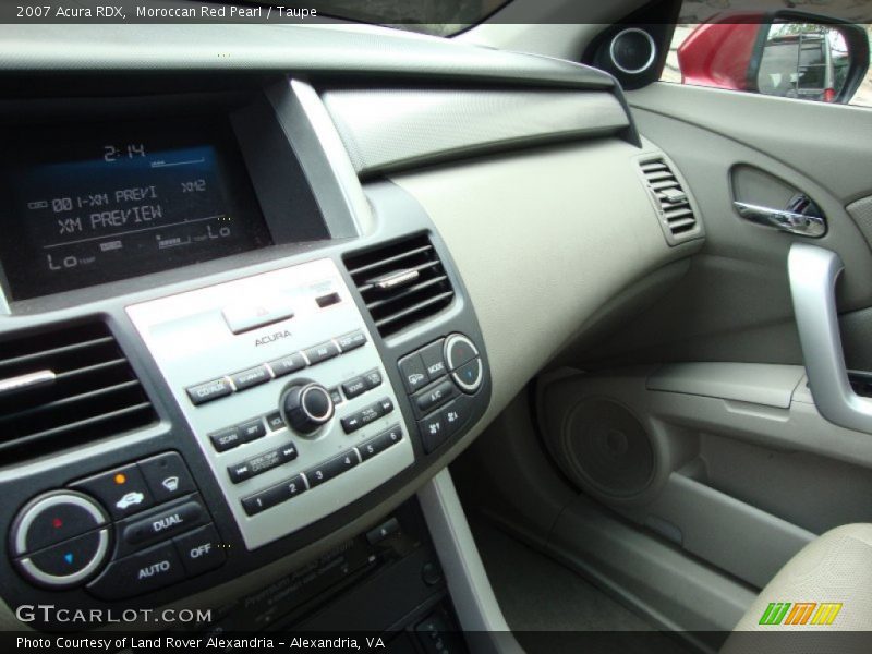 Moroccan Red Pearl / Taupe 2007 Acura RDX