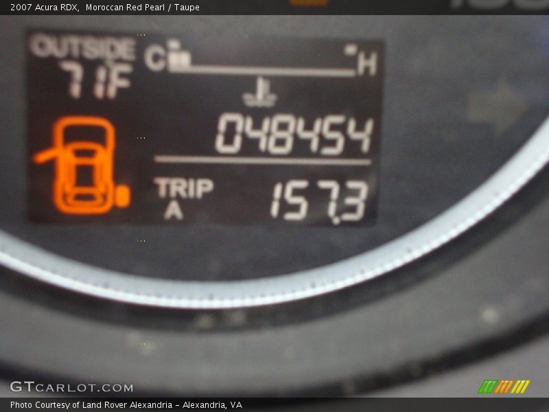 Moroccan Red Pearl / Taupe 2007 Acura RDX