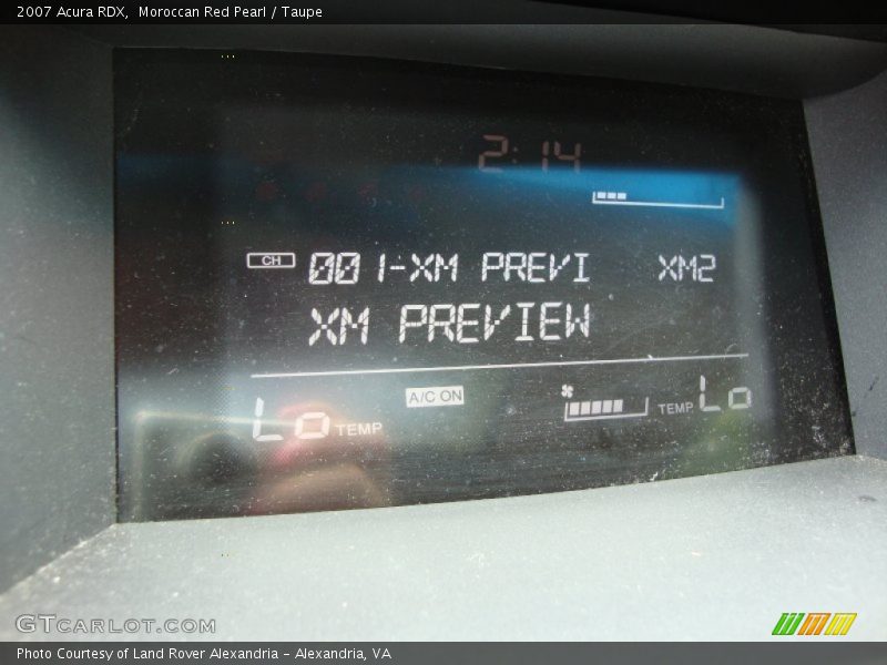 Moroccan Red Pearl / Taupe 2007 Acura RDX