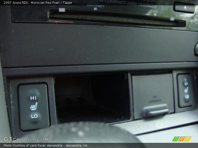 Moroccan Red Pearl / Taupe 2007 Acura RDX