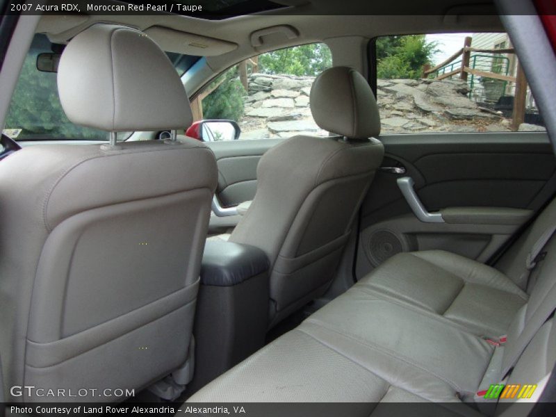 Moroccan Red Pearl / Taupe 2007 Acura RDX