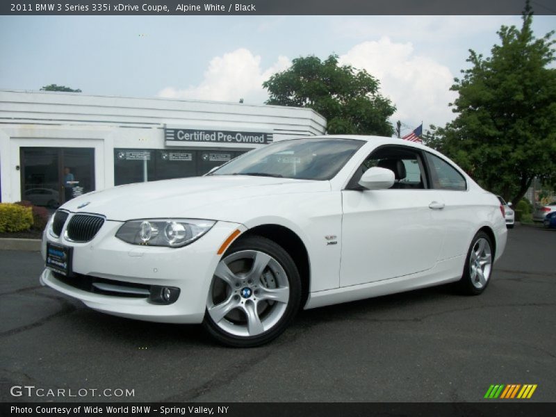 Alpine White / Black 2011 BMW 3 Series 335i xDrive Coupe