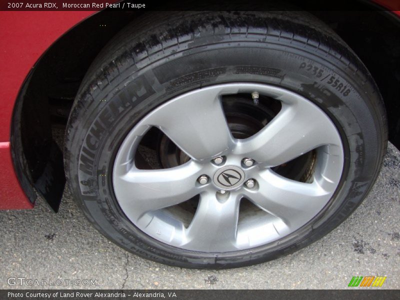 Moroccan Red Pearl / Taupe 2007 Acura RDX