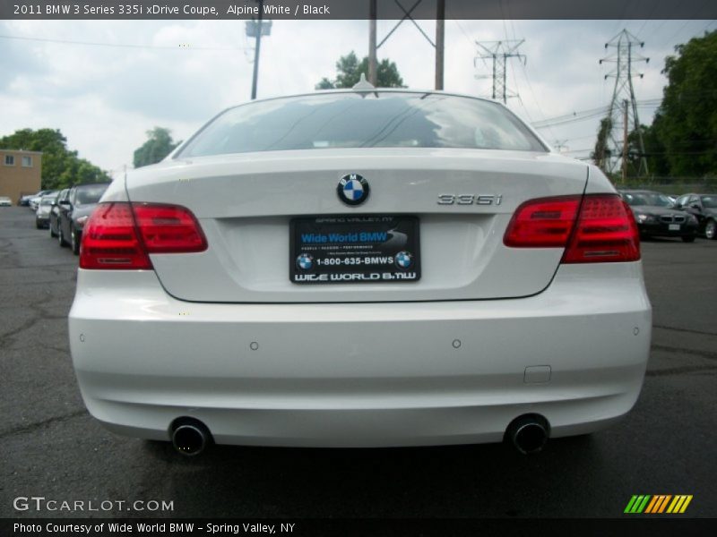 Alpine White / Black 2011 BMW 3 Series 335i xDrive Coupe