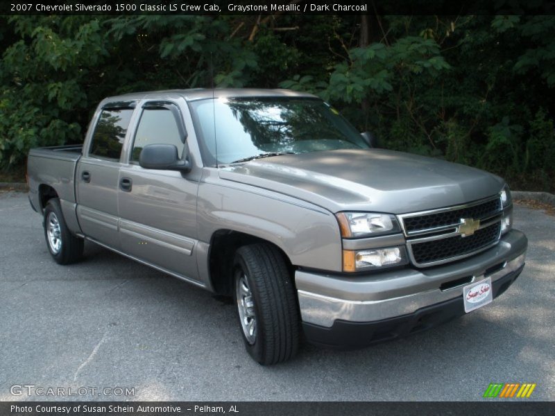 Graystone Metallic / Dark Charcoal 2007 Chevrolet Silverado 1500 Classic LS Crew Cab