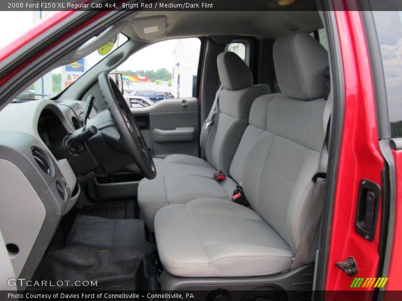 Bright Red / Medium/Dark Flint 2008 Ford F150 XL Regular Cab 4x4