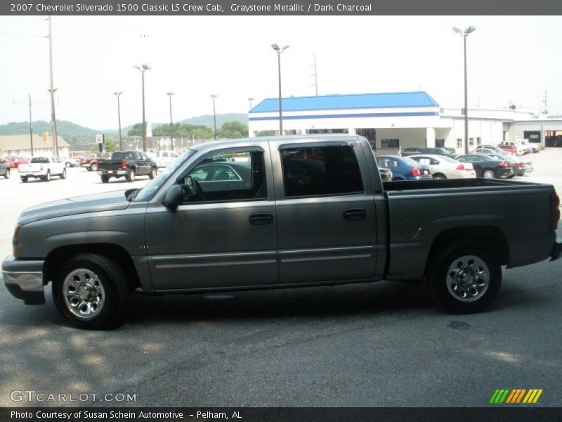 Graystone Metallic / Dark Charcoal 2007 Chevrolet Silverado 1500 Classic LS Crew Cab