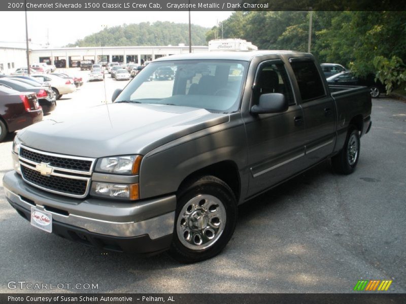 Graystone Metallic / Dark Charcoal 2007 Chevrolet Silverado 1500 Classic LS Crew Cab