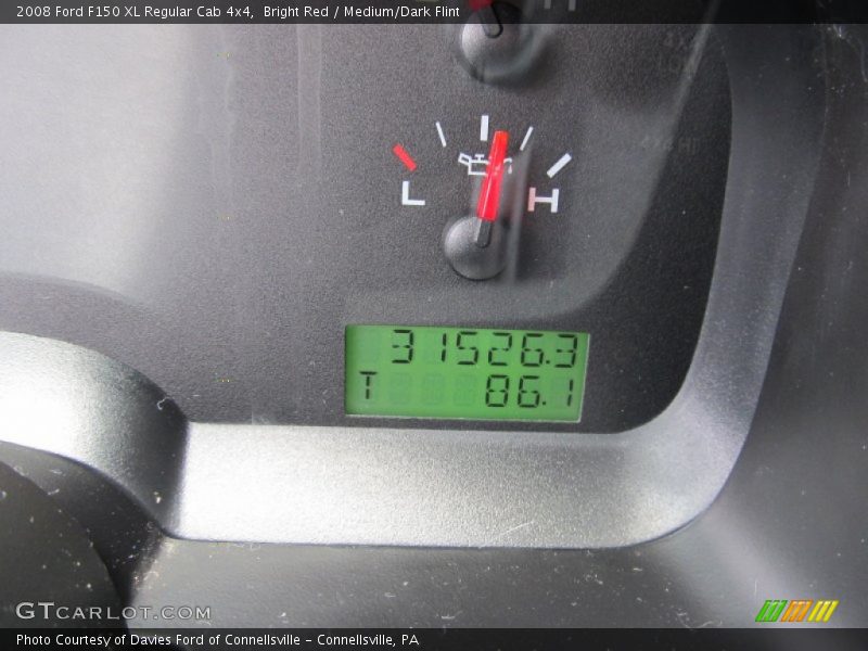 Bright Red / Medium/Dark Flint 2008 Ford F150 XL Regular Cab 4x4