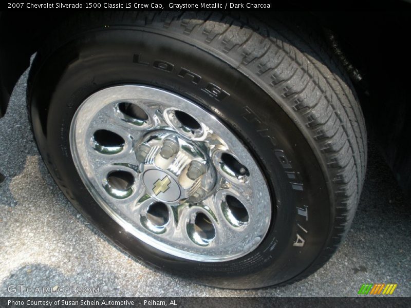 Graystone Metallic / Dark Charcoal 2007 Chevrolet Silverado 1500 Classic LS Crew Cab