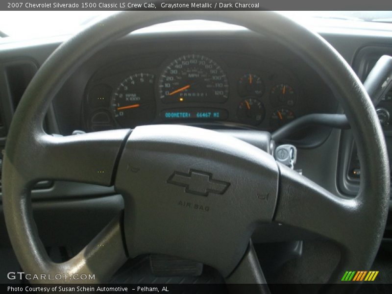 Graystone Metallic / Dark Charcoal 2007 Chevrolet Silverado 1500 Classic LS Crew Cab