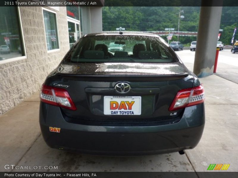 Magnetic Gray Metallic / Ash 2011 Toyota Camry LE