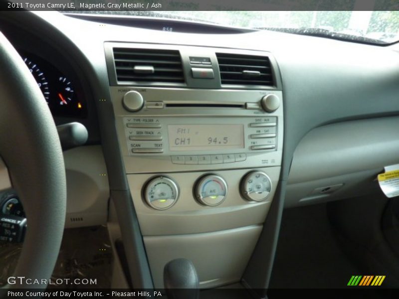 Magnetic Gray Metallic / Ash 2011 Toyota Camry LE