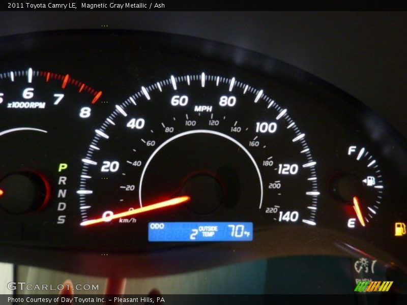 Magnetic Gray Metallic / Ash 2011 Toyota Camry LE