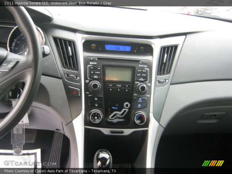 Iridescent Silver Blue Metallic / Gray 2011 Hyundai Sonata GLS