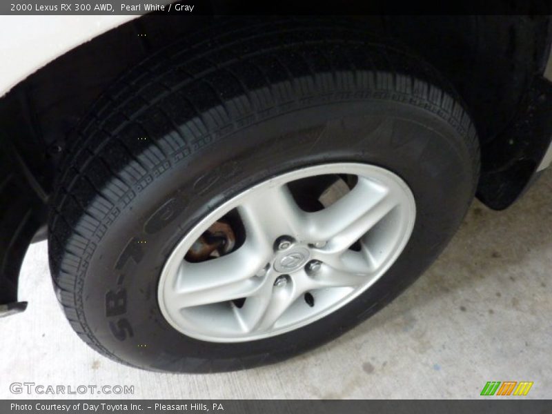 Pearl White / Gray 2000 Lexus RX 300 AWD