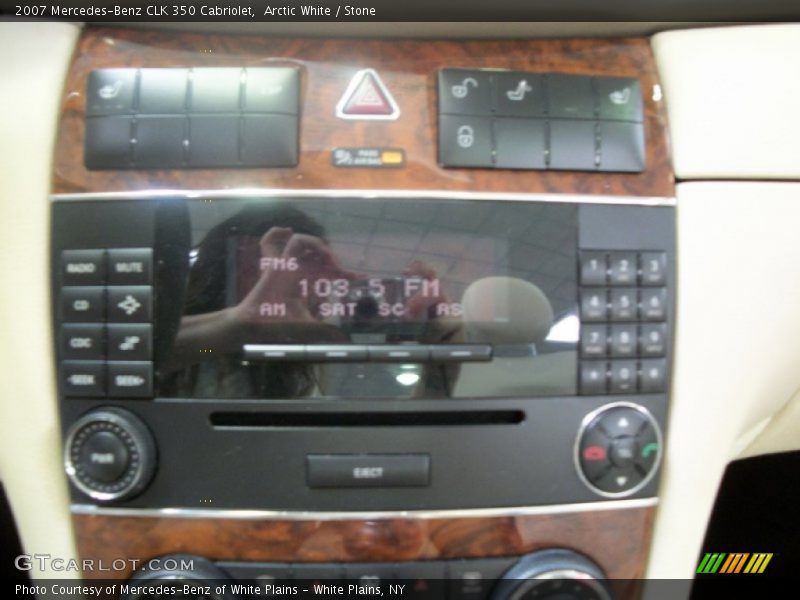 Arctic White / Stone 2007 Mercedes-Benz CLK 350 Cabriolet