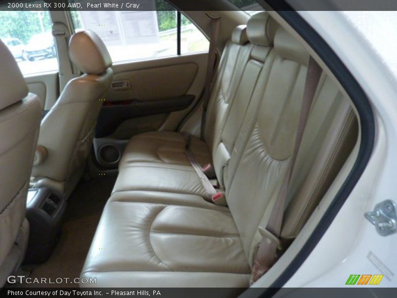 Pearl White / Gray 2000 Lexus RX 300 AWD