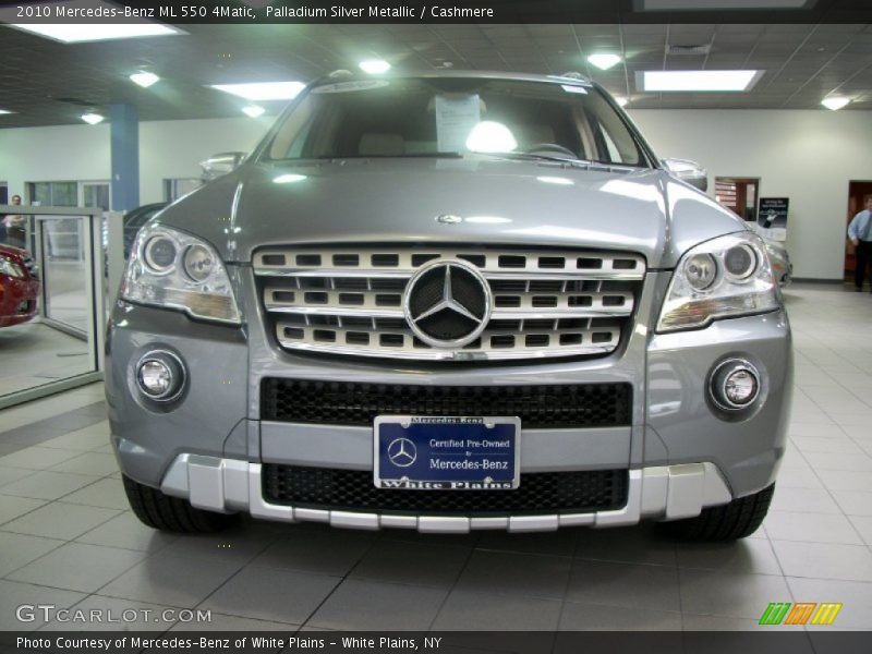 Palladium Silver Metallic / Cashmere 2010 Mercedes-Benz ML 550 4Matic