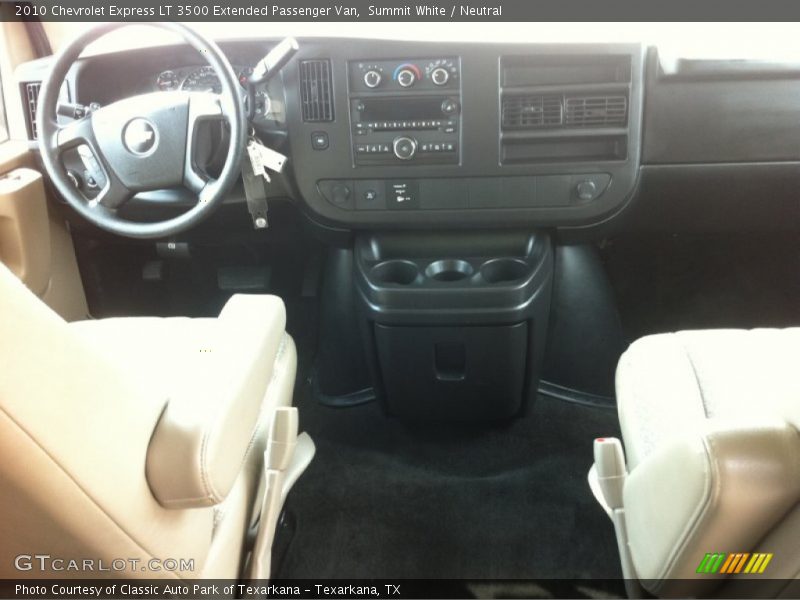 Summit White / Neutral 2010 Chevrolet Express LT 3500 Extended Passenger Van