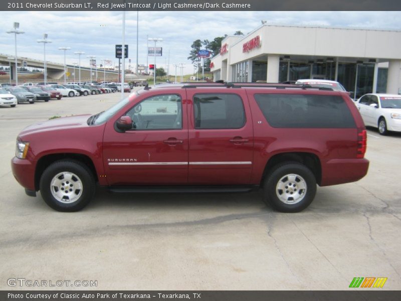 Red Jewel Tintcoat / Light Cashmere/Dark Cashmere 2011 Chevrolet Suburban LT