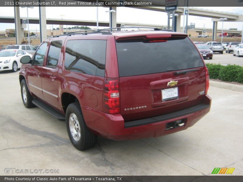 Red Jewel Tintcoat / Light Cashmere/Dark Cashmere 2011 Chevrolet Suburban LT